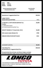 2026 Toyota Tacoma SR5