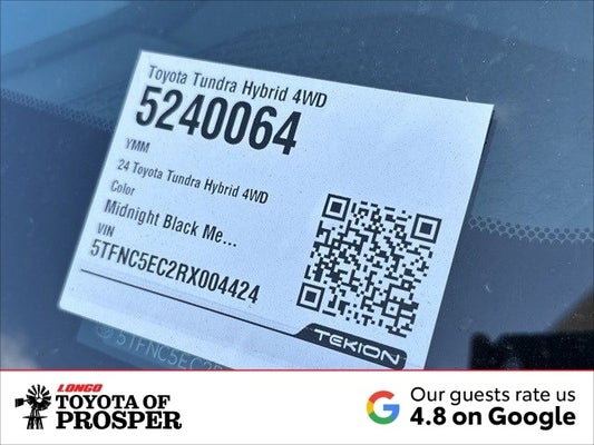 2024 Toyota Tundra i-FORCE MAX Tundra Platinum in El Monte, CA - Penske Motor Group