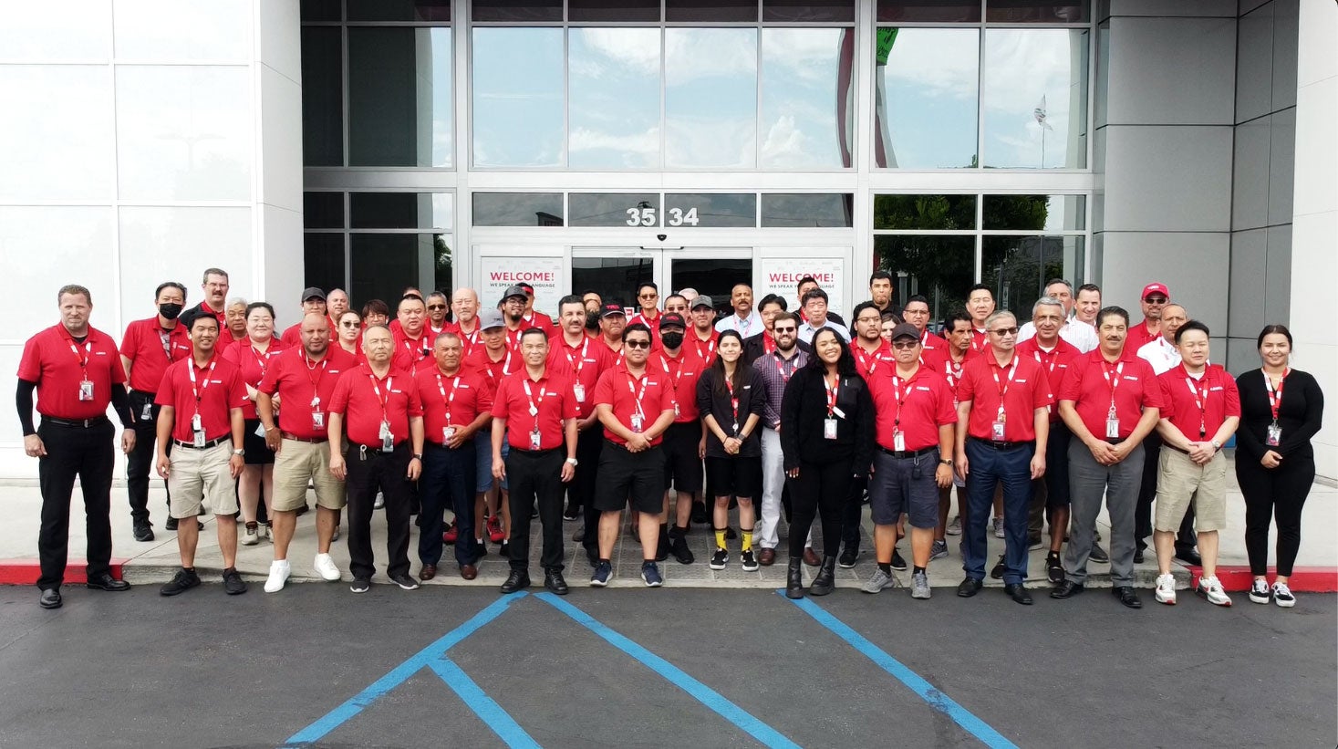 Longo Toyota Sales team photo